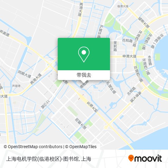 上海电机学院(临港校区)-图书馆地图