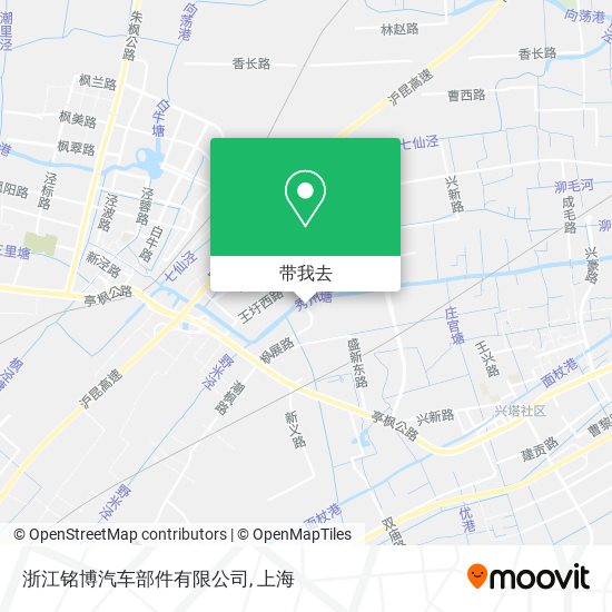 浙江铭博汽车部件有限公司地图