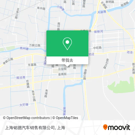 上海铭德汽车销售有限公司地图