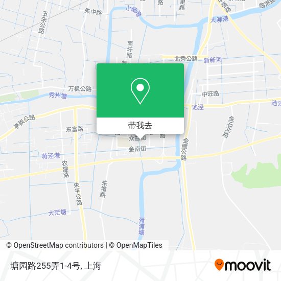 塘园路255弄1-4号地图