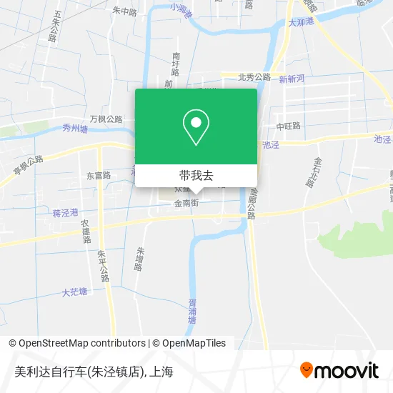 美利达自行车(朱泾镇店)地图