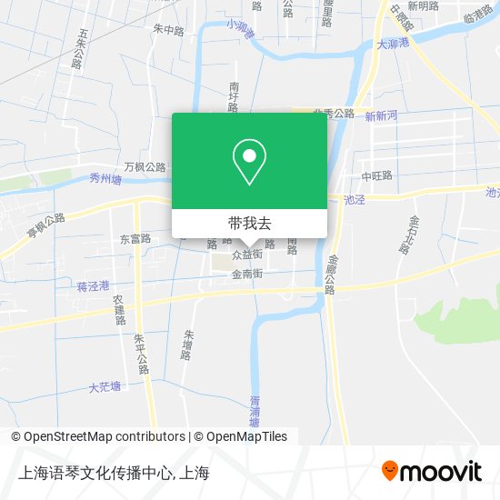 上海语琴文化传播中心地图