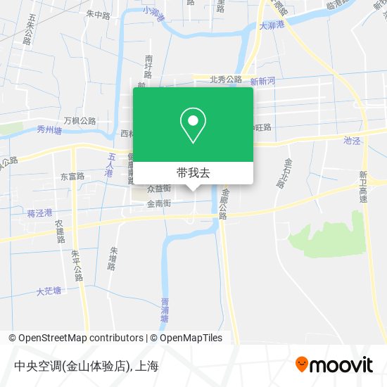 中央空调(金山体验店)地图