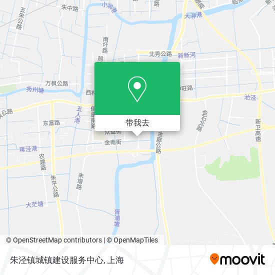 朱泾镇城镇建设服务中心地图