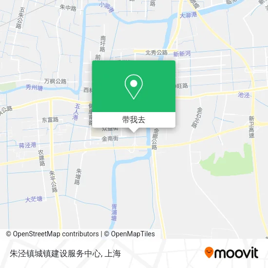 朱泾镇城镇建设服务中心地图