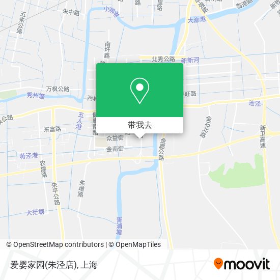 爱婴家园(朱泾店)地图