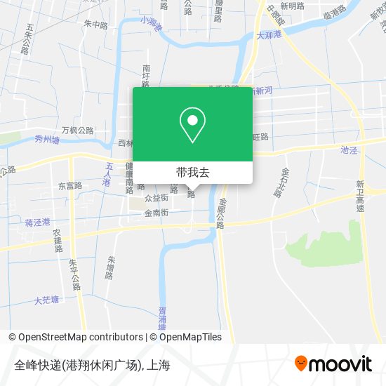 全峰快递(港翔休闲广场)地图