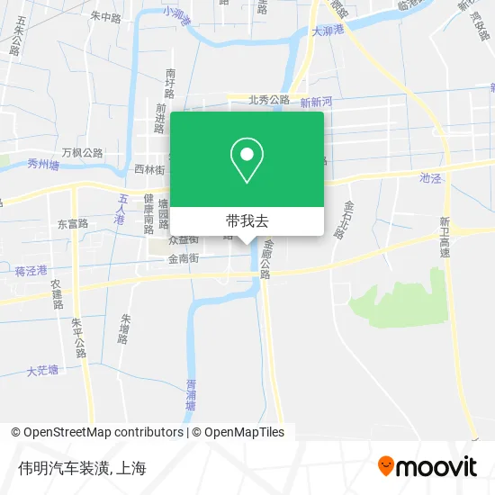伟明汽车装潢地图