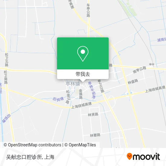吴献忠口腔诊所地图