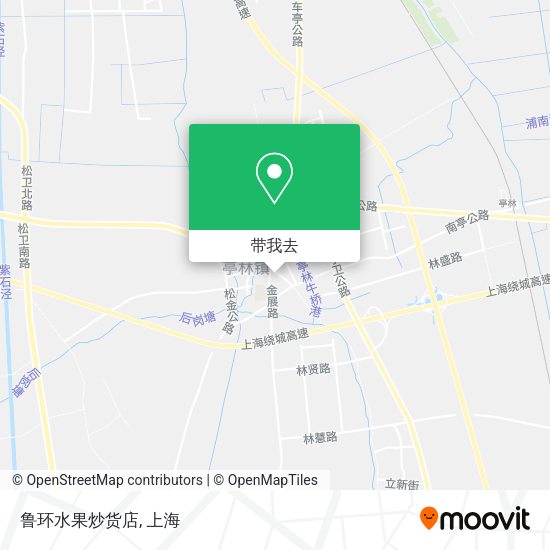 鲁环水果炒货店地图