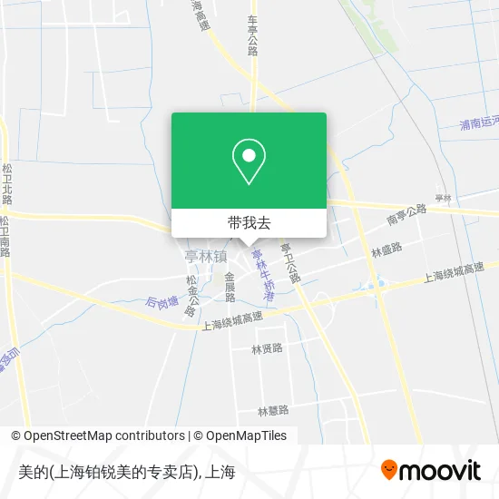 美的(上海铂锐美的专卖店)地图