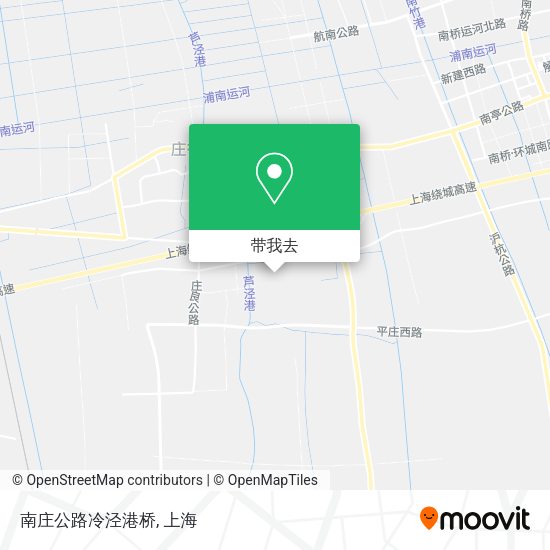 南庄公路冷泾港桥地图