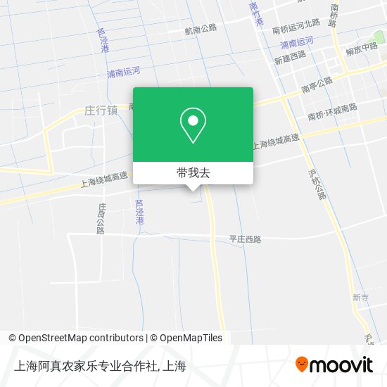 上海阿真农家乐专业合作社地图