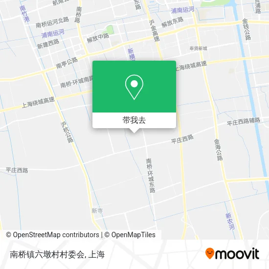南桥镇六墩村村委会地图