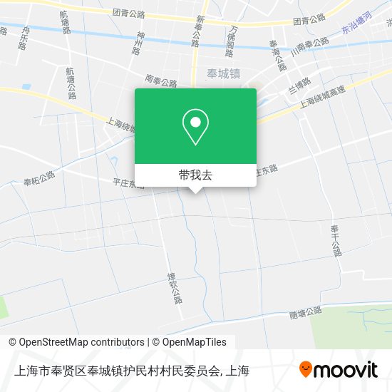 上海市奉贤区奉城镇护民村村民委员会地图