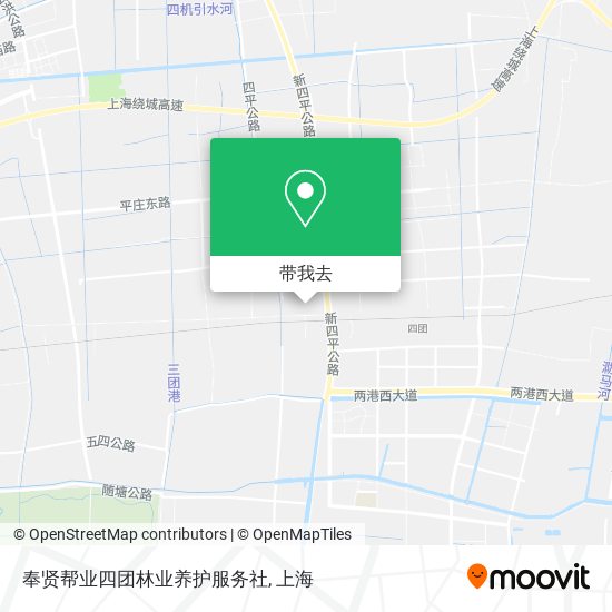 奉贤帮业四团林业养护服务社地图