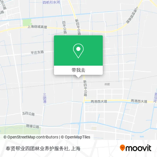 奉贤帮业四团林业养护服务社地图