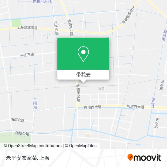 老平安农家菜地图
