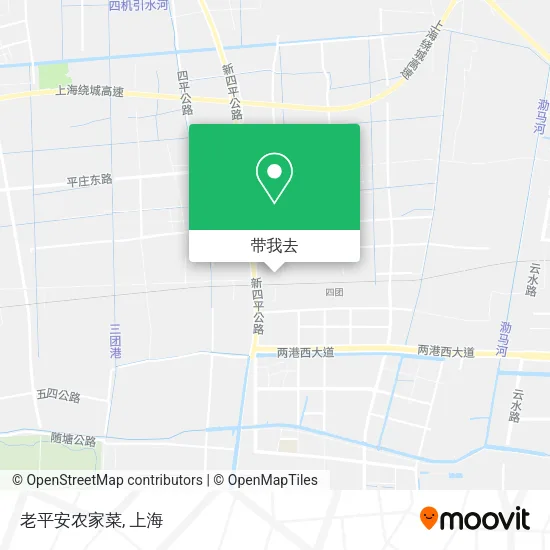 老平安农家菜地图