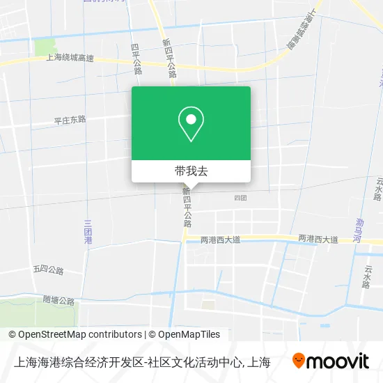 上海海港综合经济开发区-社区文化活动中心地图