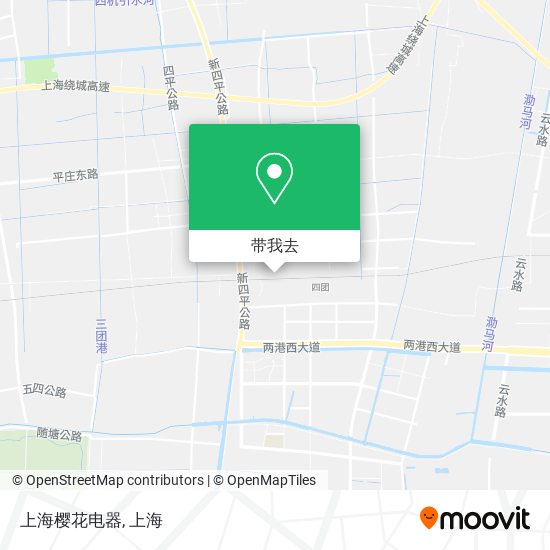 上海樱花电器地图
