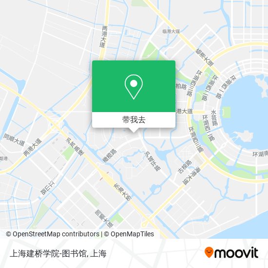 上海建桥学院-图书馆地图