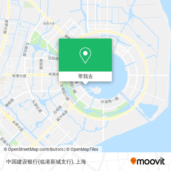 中国建设银行(临港新城支行)地图