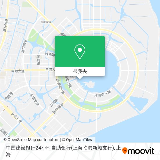 中国建设银行24小时自助银行(上海临港新城支行)地图