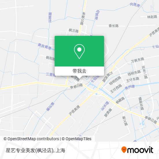 星艺专业美发(枫泾店)地图