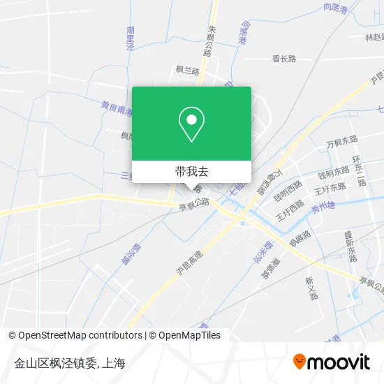 金山区枫泾镇委地图