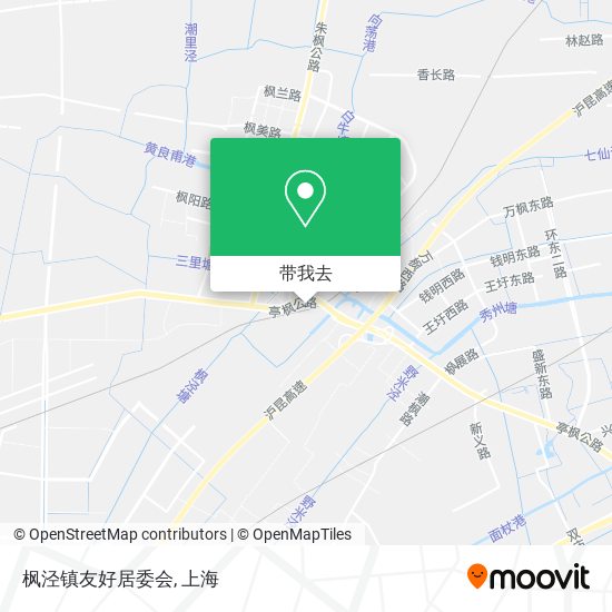 枫泾镇友好居委会地图