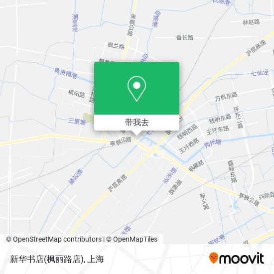 新华书店(枫丽路店)地图