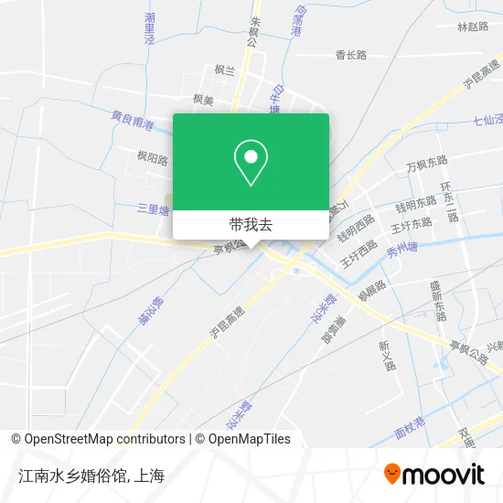 江南水乡婚俗馆地图