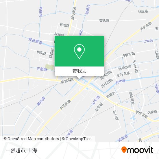 一然超市地图