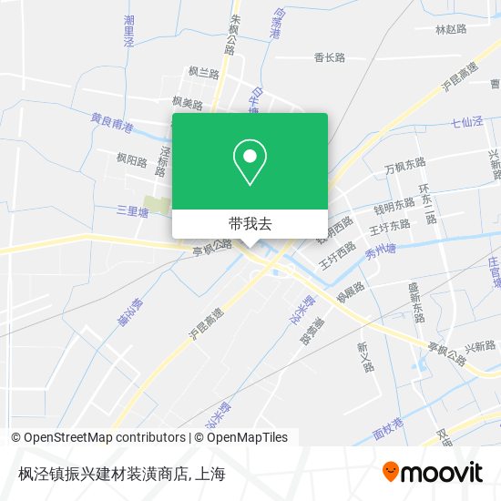 枫泾镇振兴建材装潢商店地图