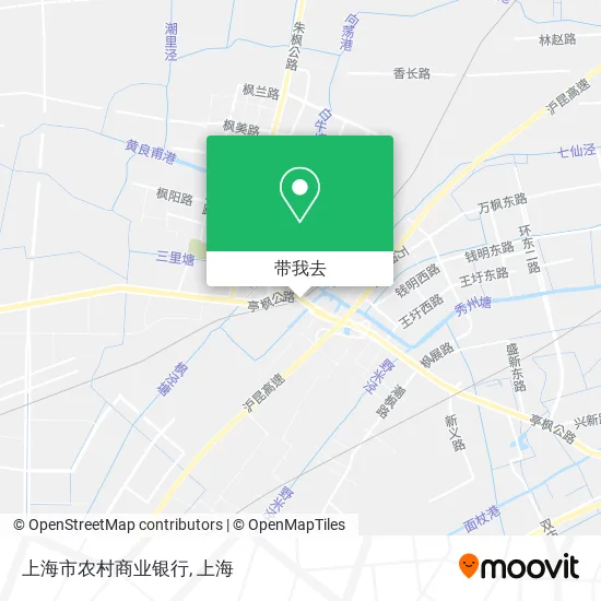 上海市农村商业银行地图