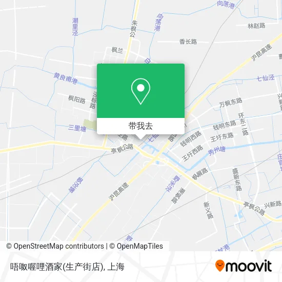 唔呶喔哩酒家(生产街店)地图