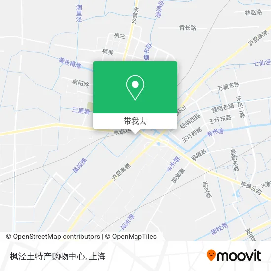 枫泾土特产购物中心地图