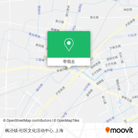 枫泾镇-社区文化活动中心地图