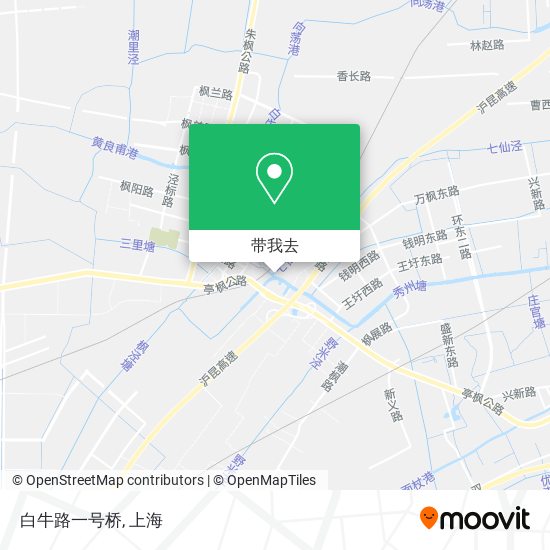 白牛路一号桥地图