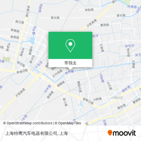 上海特鹰汽车电器有限公司地图