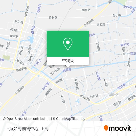 上海如海购物中心地图