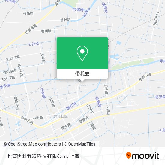 上海秋田电器科技有限公司地图