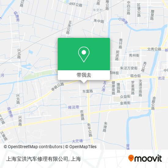 上海宝洪汽车修理有限公司地图