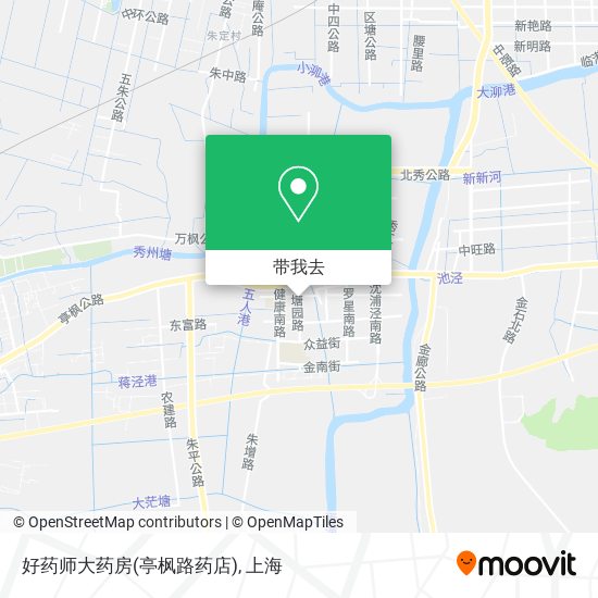 好药师大药房(亭枫路药店)地图