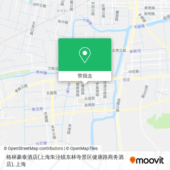 格林豪泰酒店(上海朱泾镇东林寺景区健康路商务酒店)地图