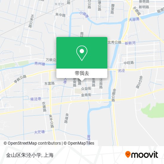金山区朱泾小学地图