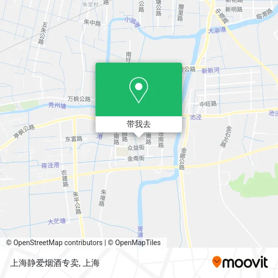 上海静爱烟酒专卖地图
