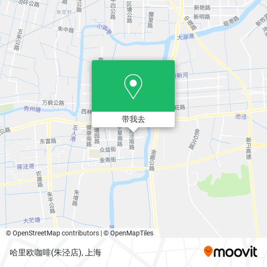 哈里欧咖啡(朱泾店)地图