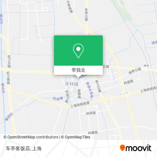 车亭客饭店地图